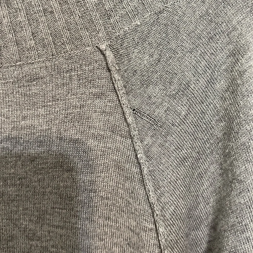 Soft Surroundings Gray Cowl Neck Sweater Raw hem detail size XL